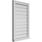 Ekena Millwork Vertical Surface Mount PVC Gable Vent: Functional, w/ 2"W x 2"P Brickmould Sill Frame, 20"W x 32"H GVPVE20X3203SF - alternate 2